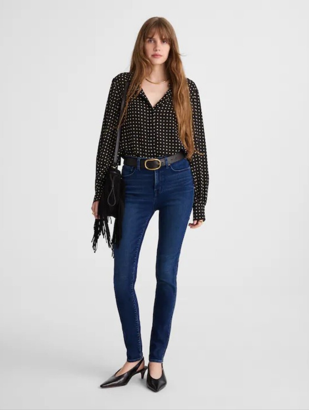 Madewell Size 30 10" High Rise Skinny Blue Jeans